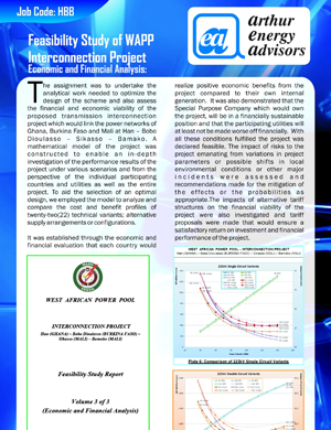 Feasibility Study of WAPP Interconnection Project
