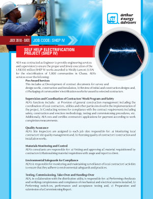 SHEP_IV Self Help Electrification Programme